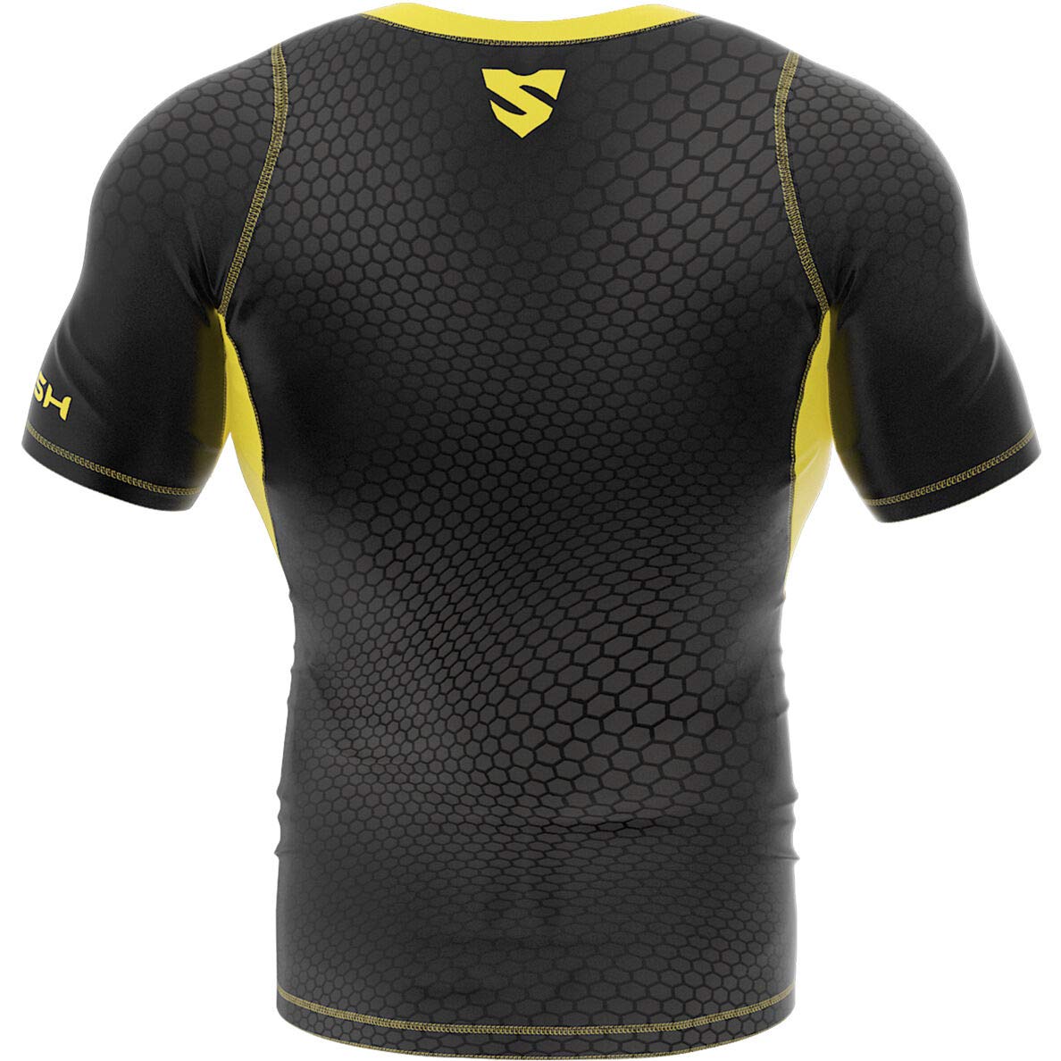 SMMASH Camiseta Técnica De Compresión De Manga Corta Hombre Deportiva Capa Base Ligera para Culturismo Correr