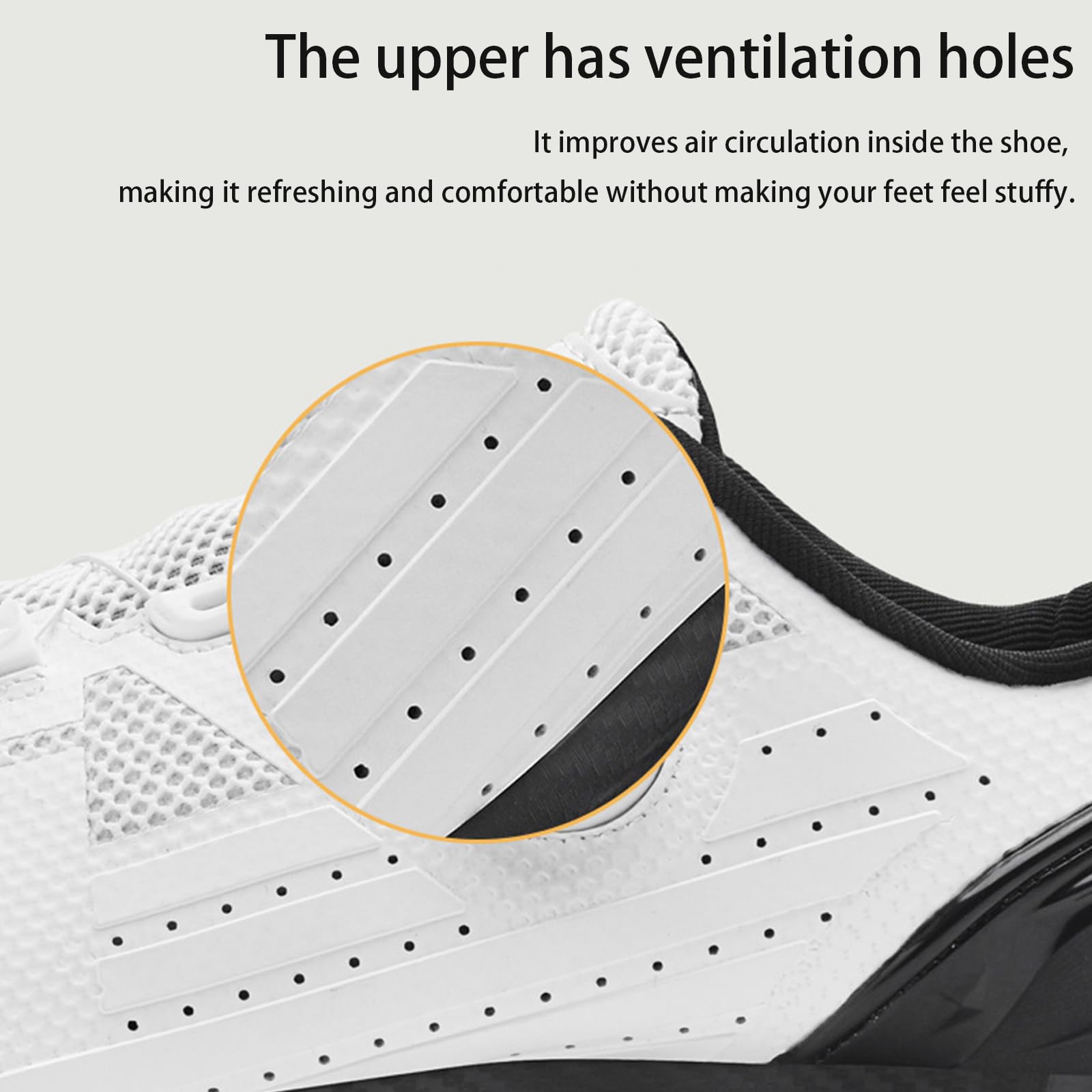 Zapatillas de Ciclismo para Hombre Zapatos Carretera Exterior MTB Compatible con SPD Pedales 2 Tornillos con Calas Zapatos Bicicleta de Montaña