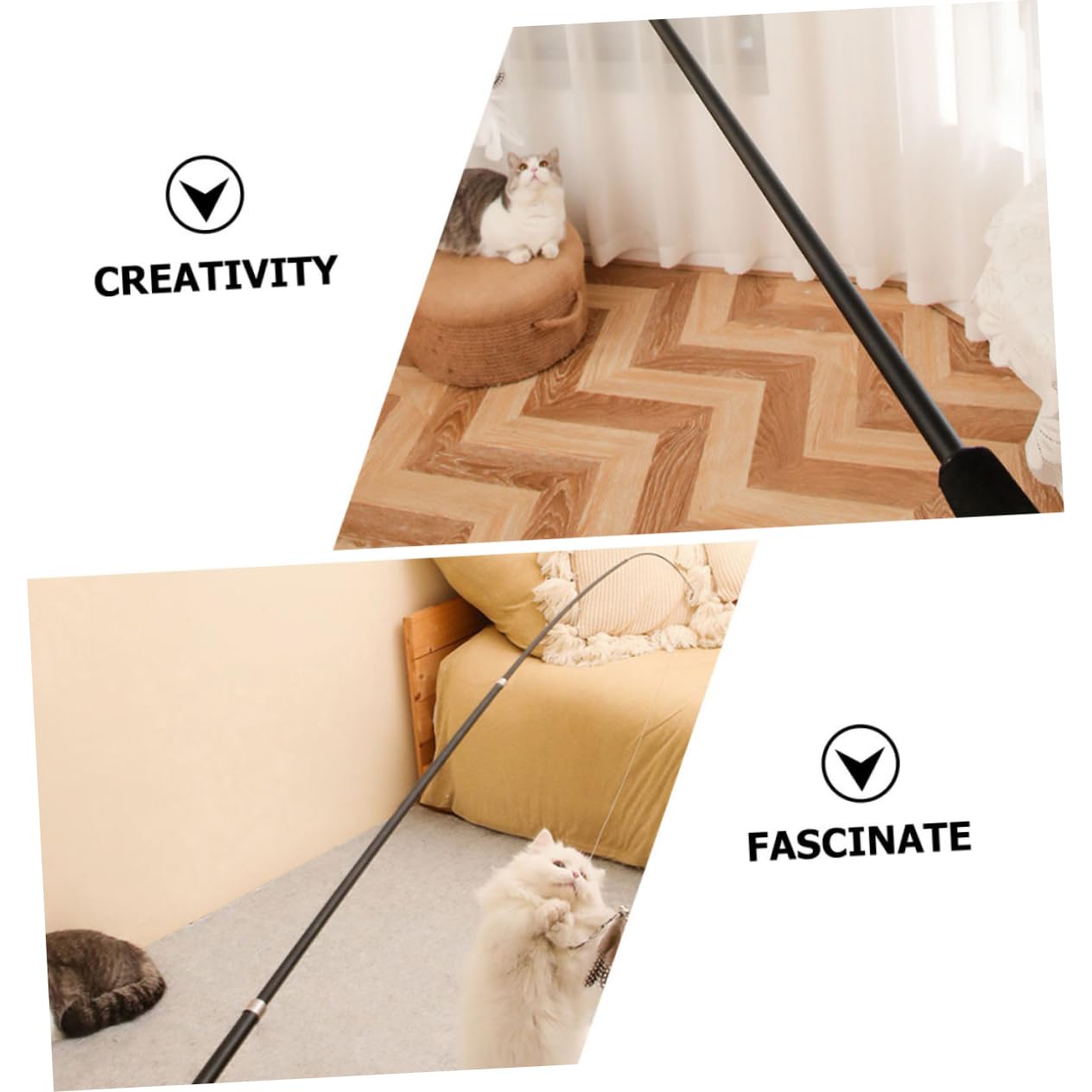 BESPORTBLE 8 Pièces Chat taquin Interactive Cat Toy Le Chat pour Animaux de Compagnie Jouet pour Jouets pour s taquin pour on Jouet de de