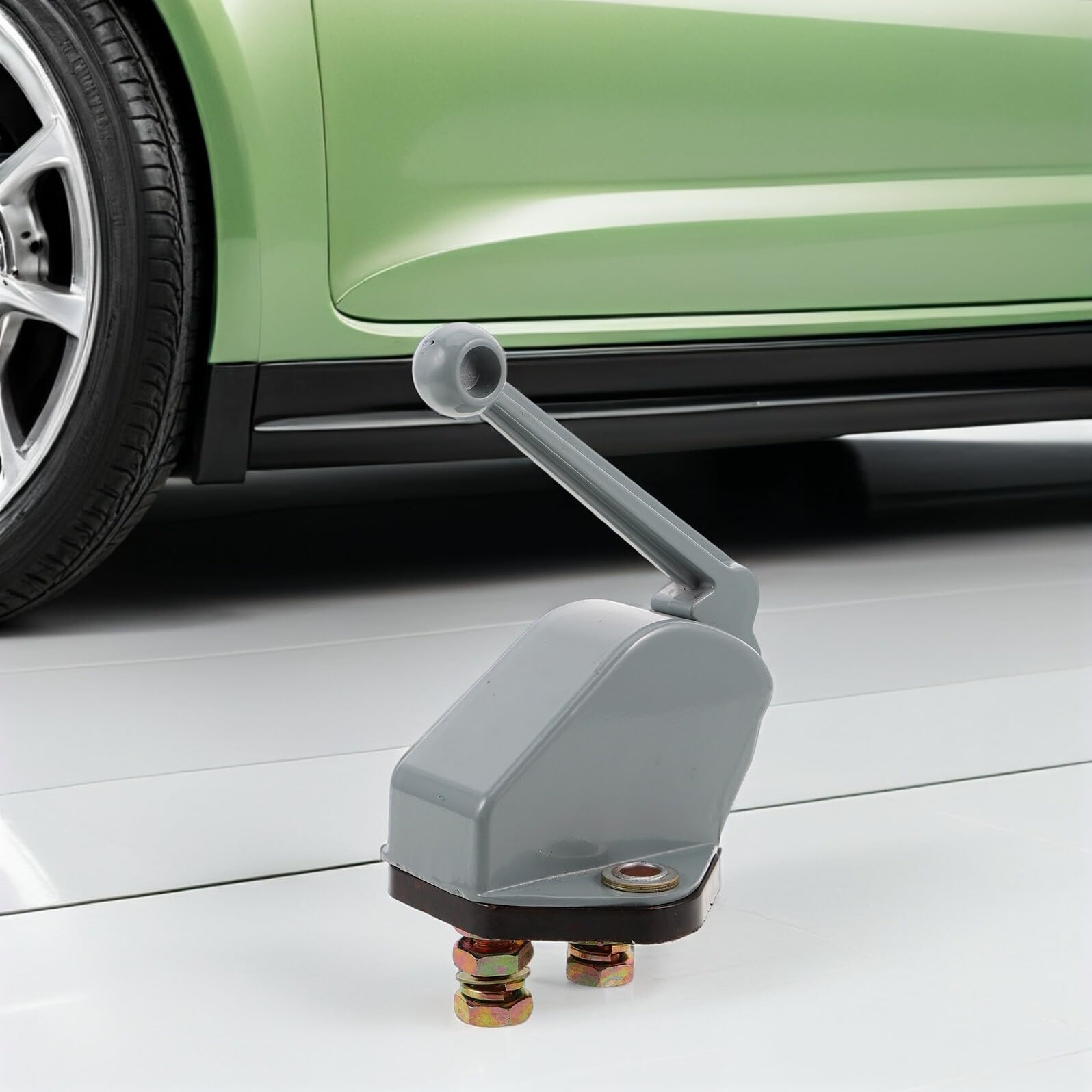 Interruttore Manuale di Disconnessione Batteria per Carrelli Elevatori | Argento, Rame Ferro Lega di Alluminio, Chiave e Targhetta Inclusi, per Rv e Loader