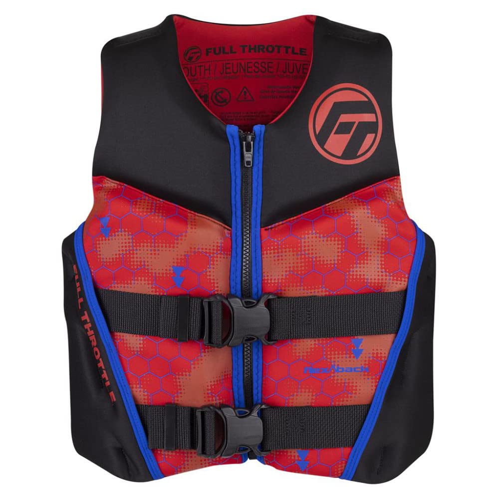 Jackets 0-30 Lbs Full Throttle Nylon Life Jacket Child Red