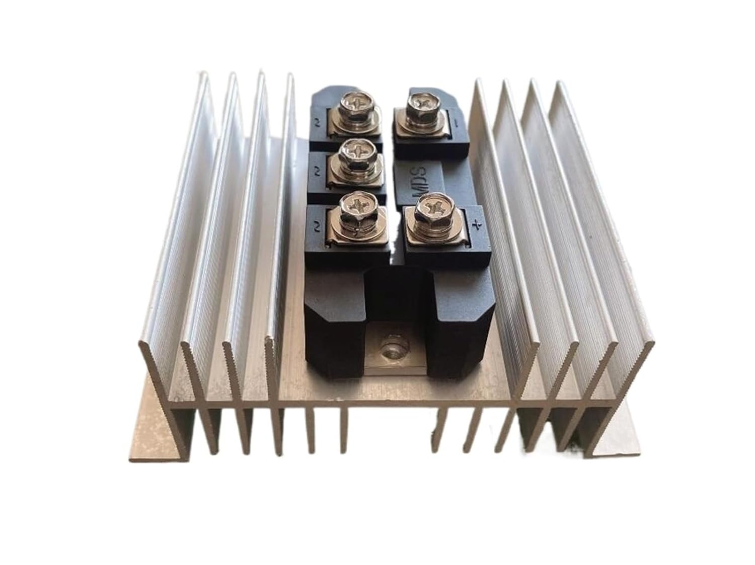 MDS150A 3-Phase Diode Bridge Rectifier 150A Amp 1600V Bridge Rectifier with Heat Sink 125mm x 90mm x 50mm (Color : MDS150A)