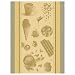 Produktbild Le Jacquard Français 28567 Geschirrtuch Chocolats Recettes Dulcey 80X60 cm Baumwolle