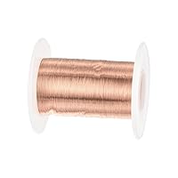 Vista 117 de MECCANIXITY - Alambre magnético de calibre 46 AWG - 0.04mm Hilo de cobre esmaltado - Bobina de alambre magnético de 14669 pies (4471m) - 50g Grado F
