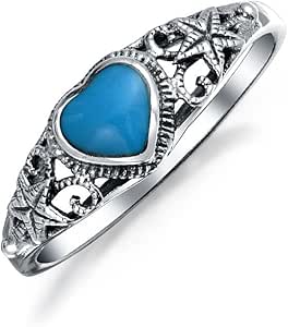 Nauchild Nauchild - Anillos De Plata De Ley 925 Personalizados Para Ella Con 2 Piedras Natales De Corazón Y 2 Nombres, 9, Plata De Ley 925, Rubí