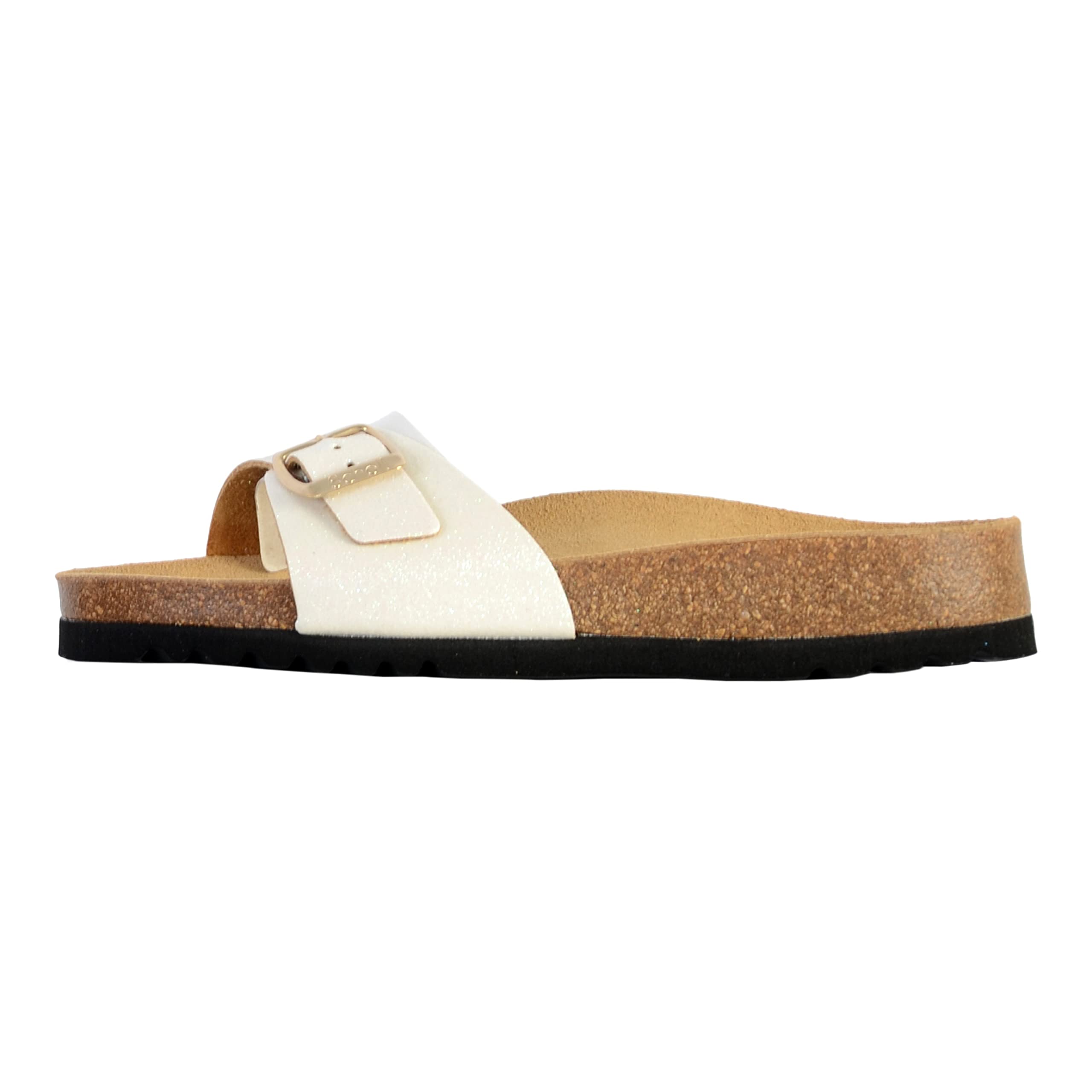 Scholl Women's Estelle Sandal, White, 5 UK