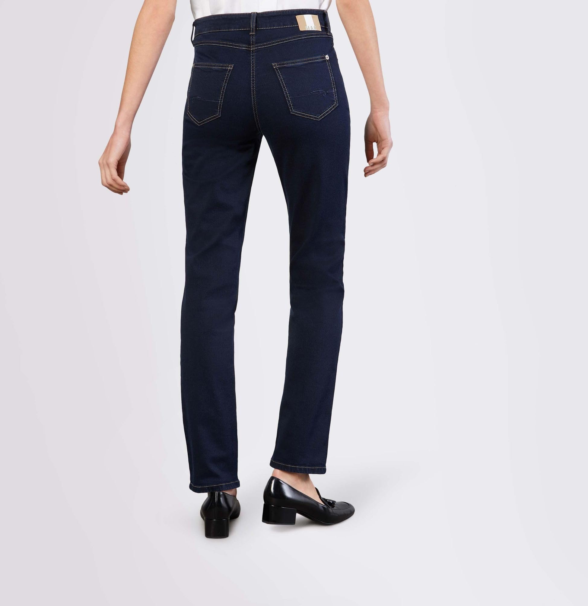 MAC Jeans Damen Straight Jeans 0380l