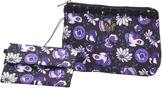 Amazon アナスイ Anna Sui ポーチ かわいい 小物入れ Anna Sui 紫 パープル 桃 ピンク 花柄 フラワー ティッシュケース 化粧ポーチ ブランド メイクポーチ 花柄ポーチ メイク コスメ ブランド お返し お祝い 贈り物 プレゼント ギフト ブランド クリスマス ハロウィン