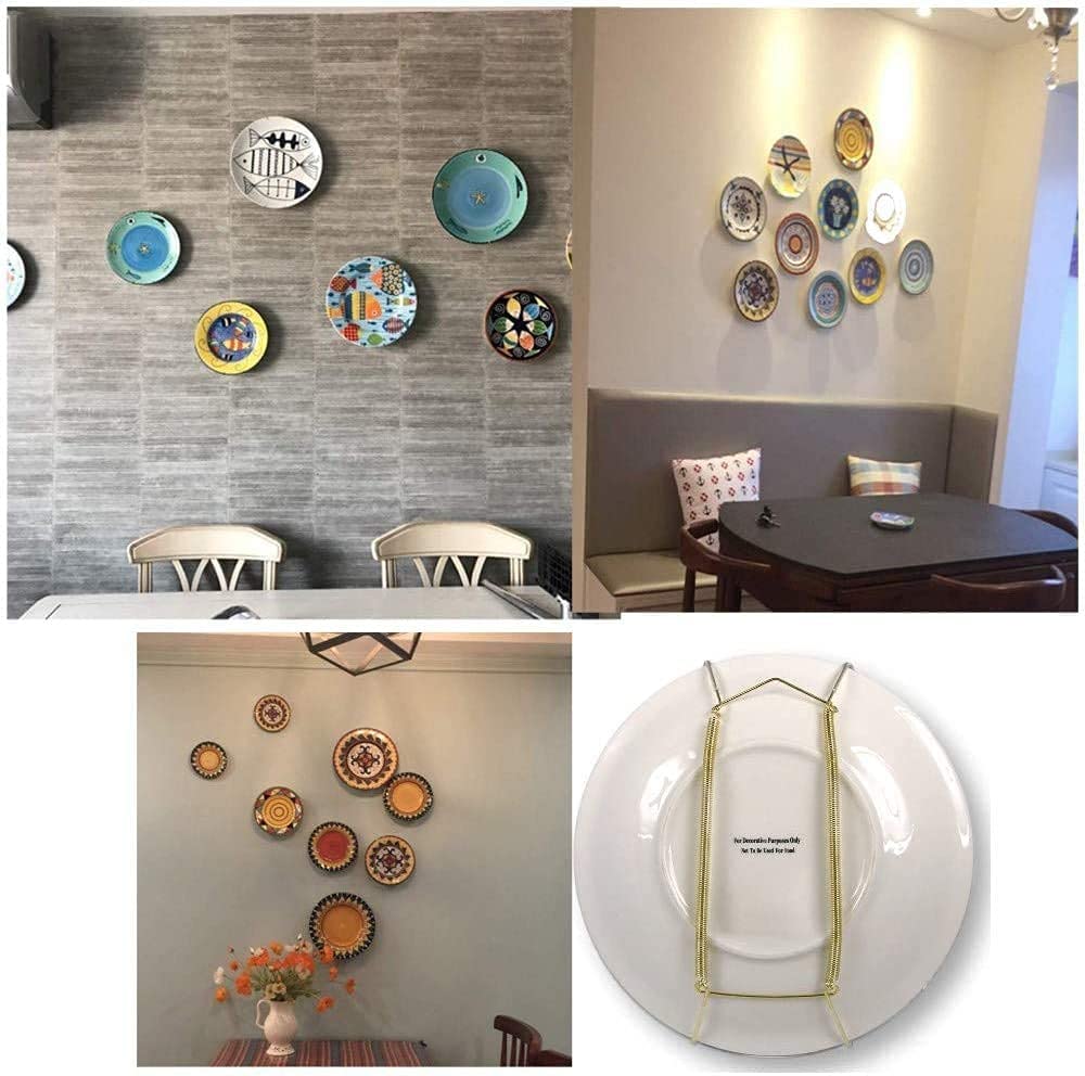 Sourcing Map Telleraufhänger Aus Edelstahl – 15,2 Cm, Unsichtbar Mit Spitzenschutz – Für Teller, Kunst & Schmuck