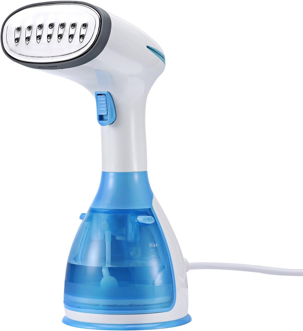 Clothes Steamers Home Fabric Steamers Iron Heat-up Handheld Steamers Portable Garment Cleaner for Travel 260ml Large Capacity with Brushes and Fill up Cup Blue