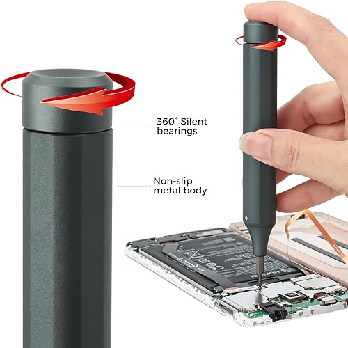 Miniatura 5 de Juego de destornilladores 23 en 1 con 11 puntas de precisión de acero S2 de doble extremo, mini puntas Phillips Torx ideales para lentes, relojes,