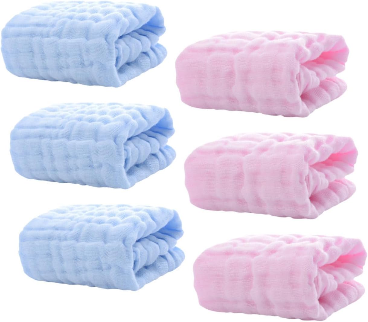 Milisten 6pcs Pure Towels Burp Cloths for Newborns Hooded Towels Must Haves for Parents