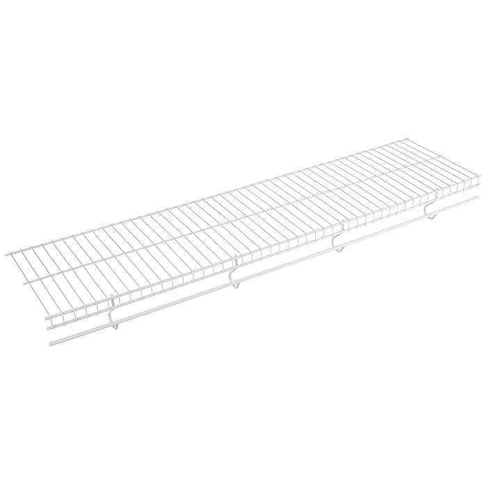 Buy Rubbermaid FreeSliding Wire Shelf, White, Adjustable Shelving with