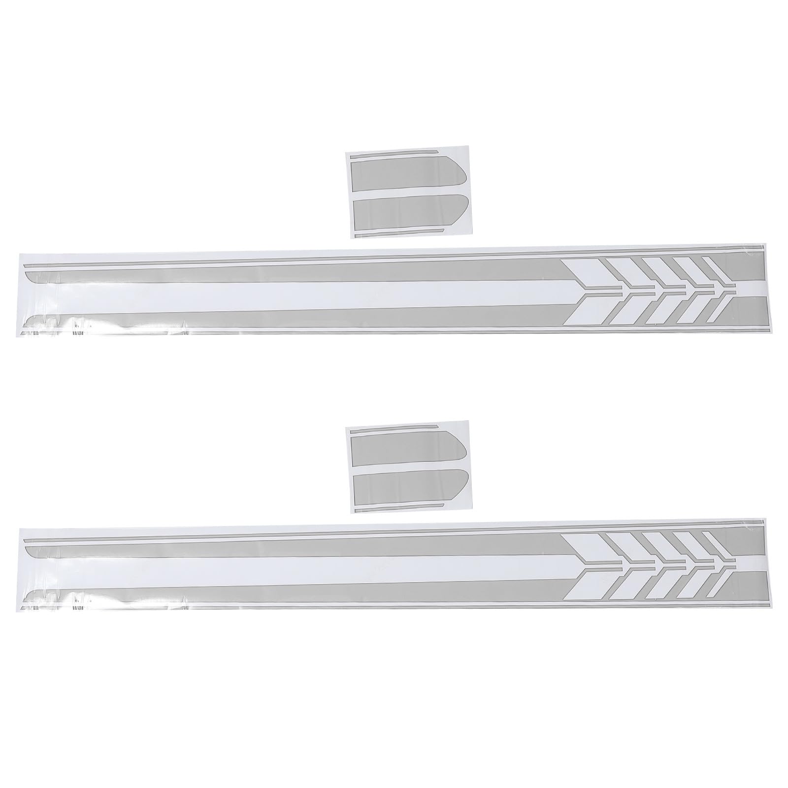 Hemobllo 2Pcs Racing Decals Car Stripe Stickers Side Vinyl for Vehicle Custom Decoration and Motorsport Appearance