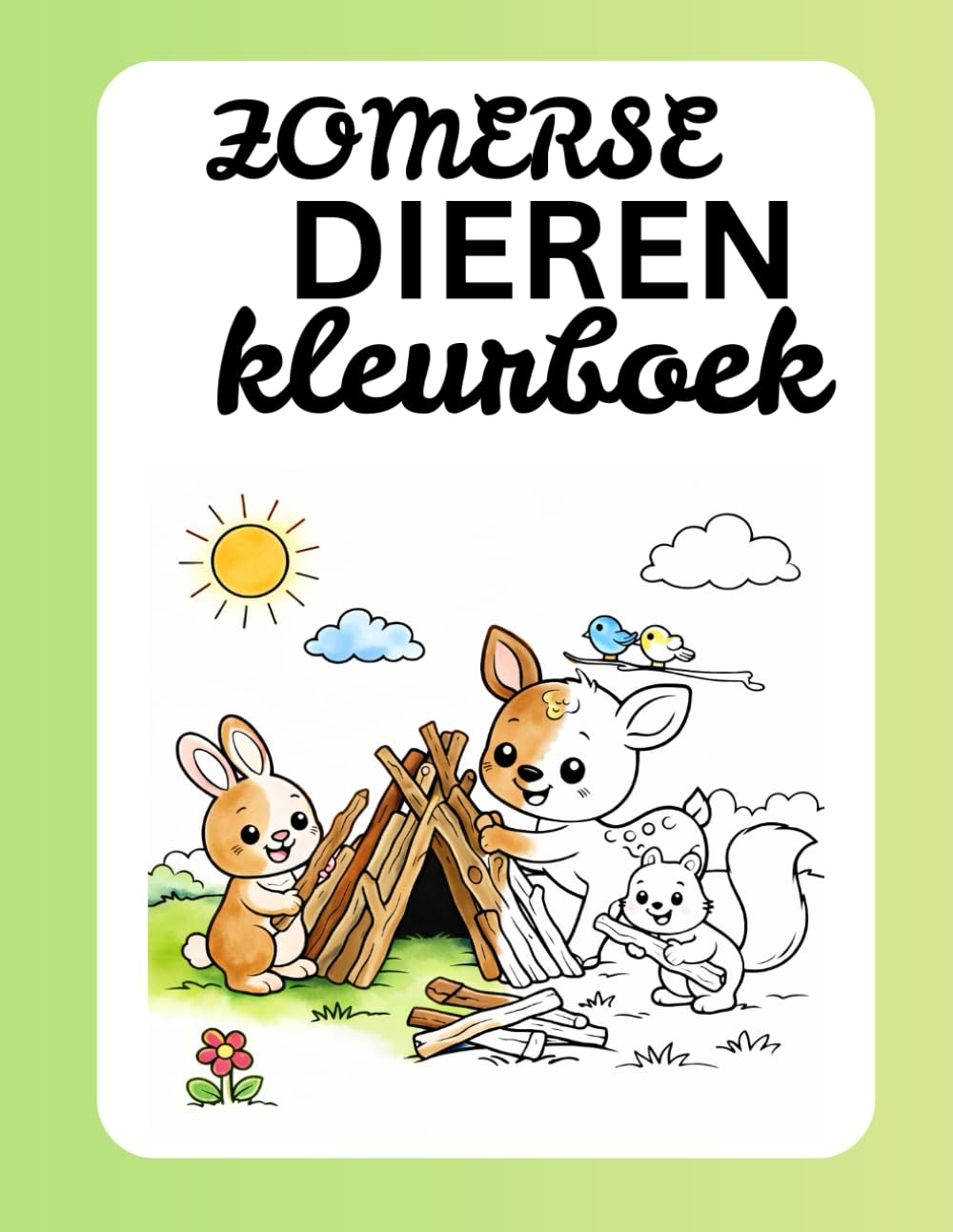 zomerse dieren kleurboek