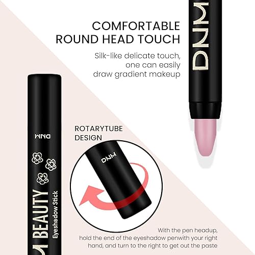 Vista 387 de evpct - Juego a granel de lápices de sombra en crema para ojos, impermeable, brillante, metálico, blanco deslumbrante, gris, plateado, negro