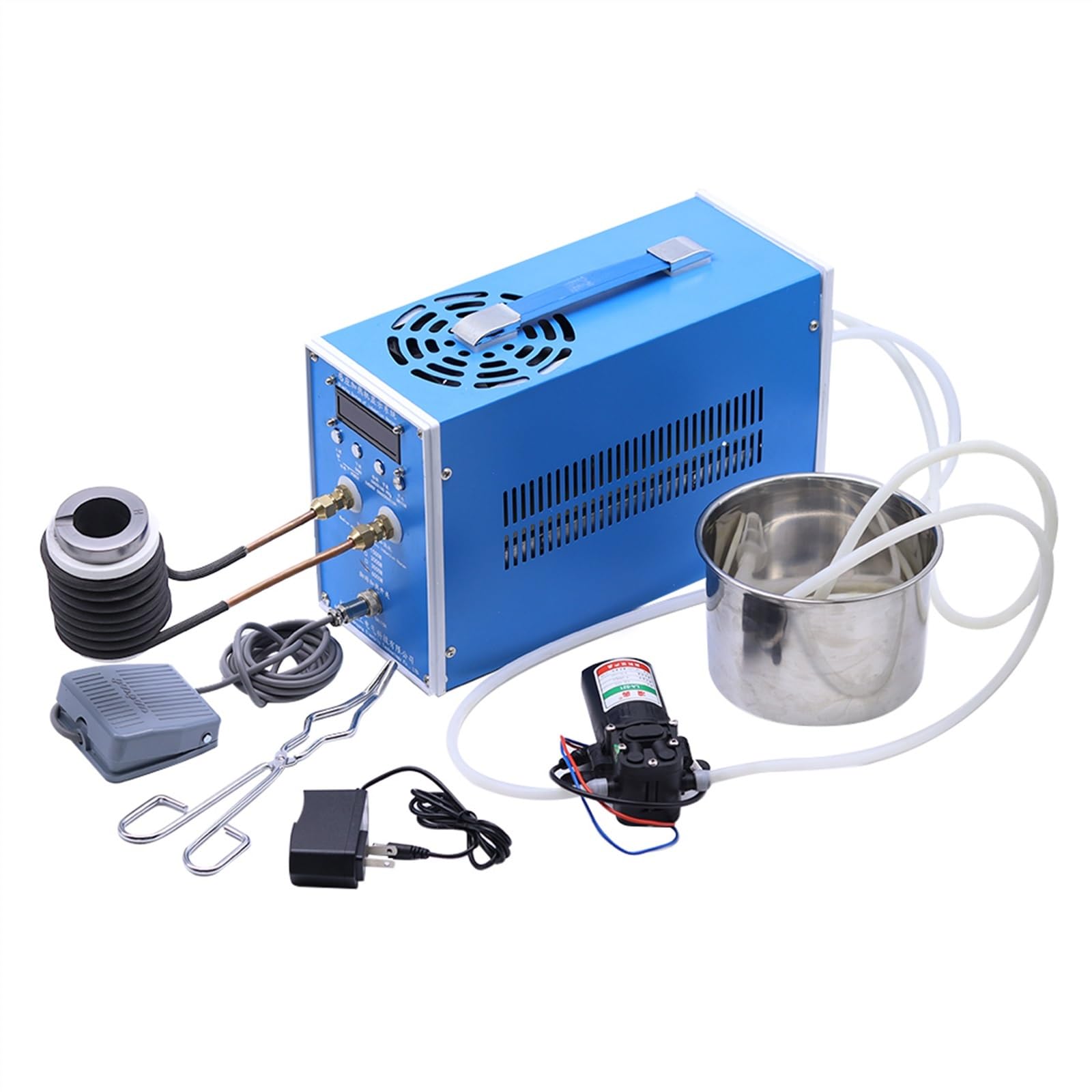 Strumento di riscaldamento a induzione, macchina per riscaldamento a induzione ad alta frequenza da 2000 W 2800 W Riscaldatore a induzione ZVS Forno di fusione in oro argento per rimozione di viti a