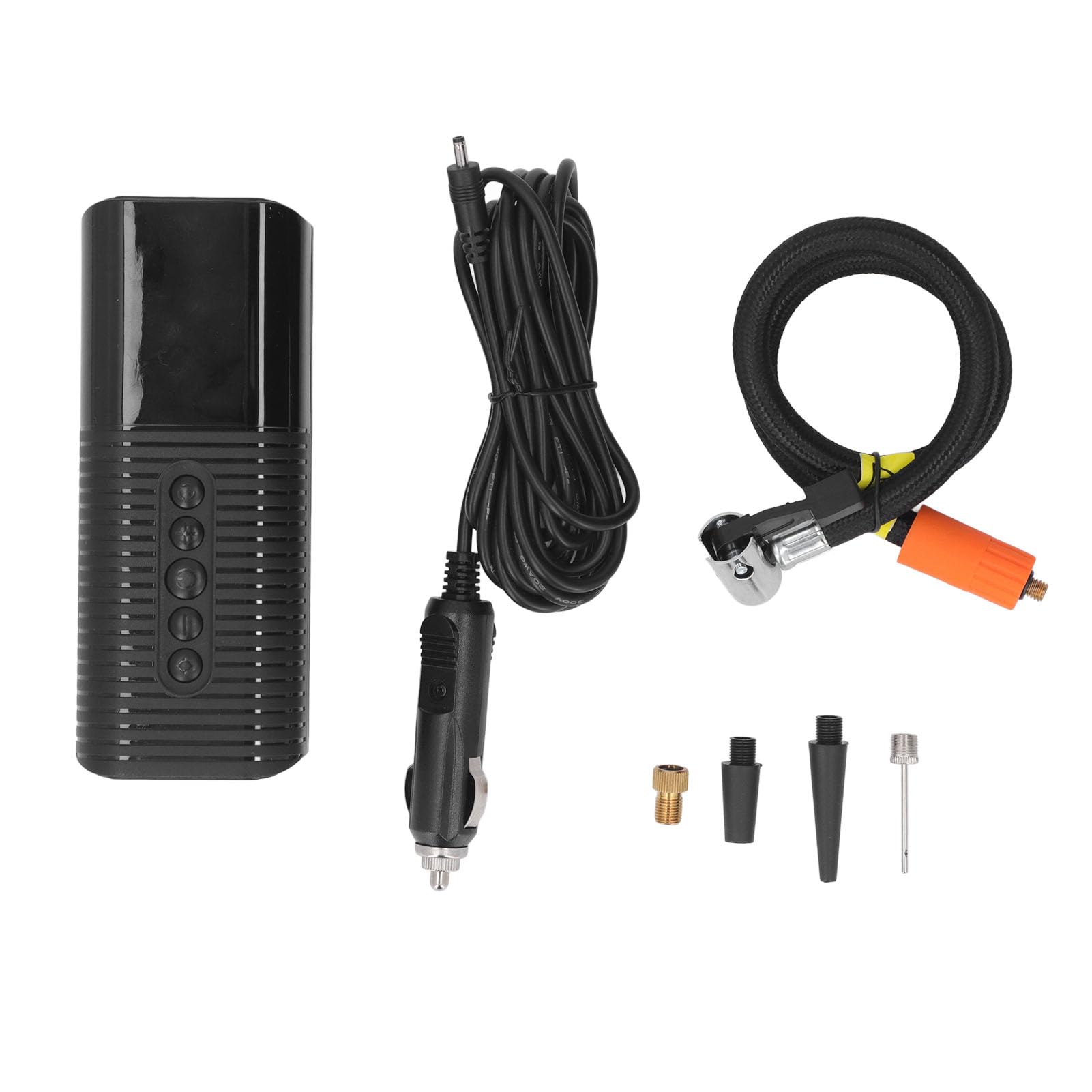 Fafeicy Pompka do Opon Samochodowych, ABS 12V, 90 PSI, Przenośna, Ręczna, z