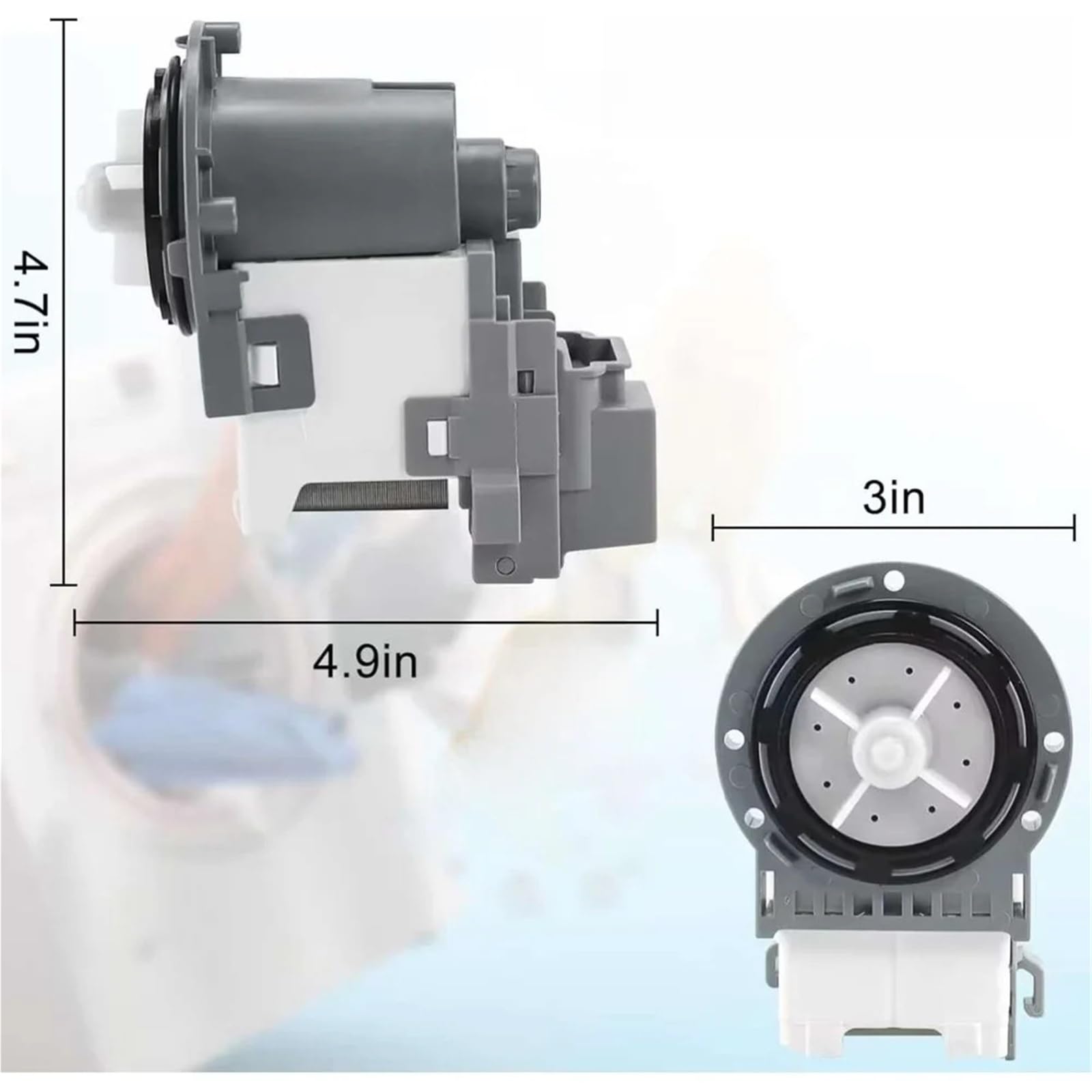 Pompa Di Scarico Per Lavatrice, Compatibile Con Samsung, Per Sostituzione DC31-00178A 120 V 80 W Seleziona Modelli Di Lavatrice