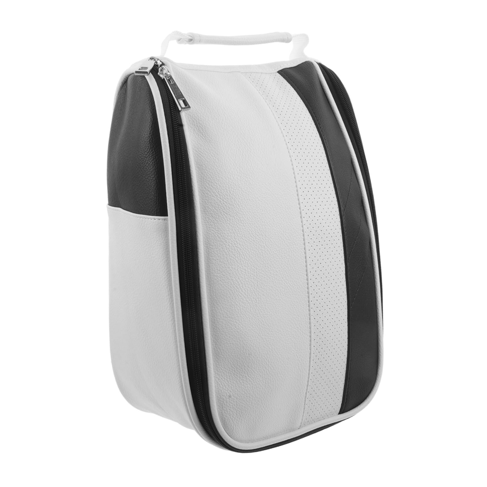 Borsa per Scarpe da Golf in Finta Pelle, Organizer Cerniera