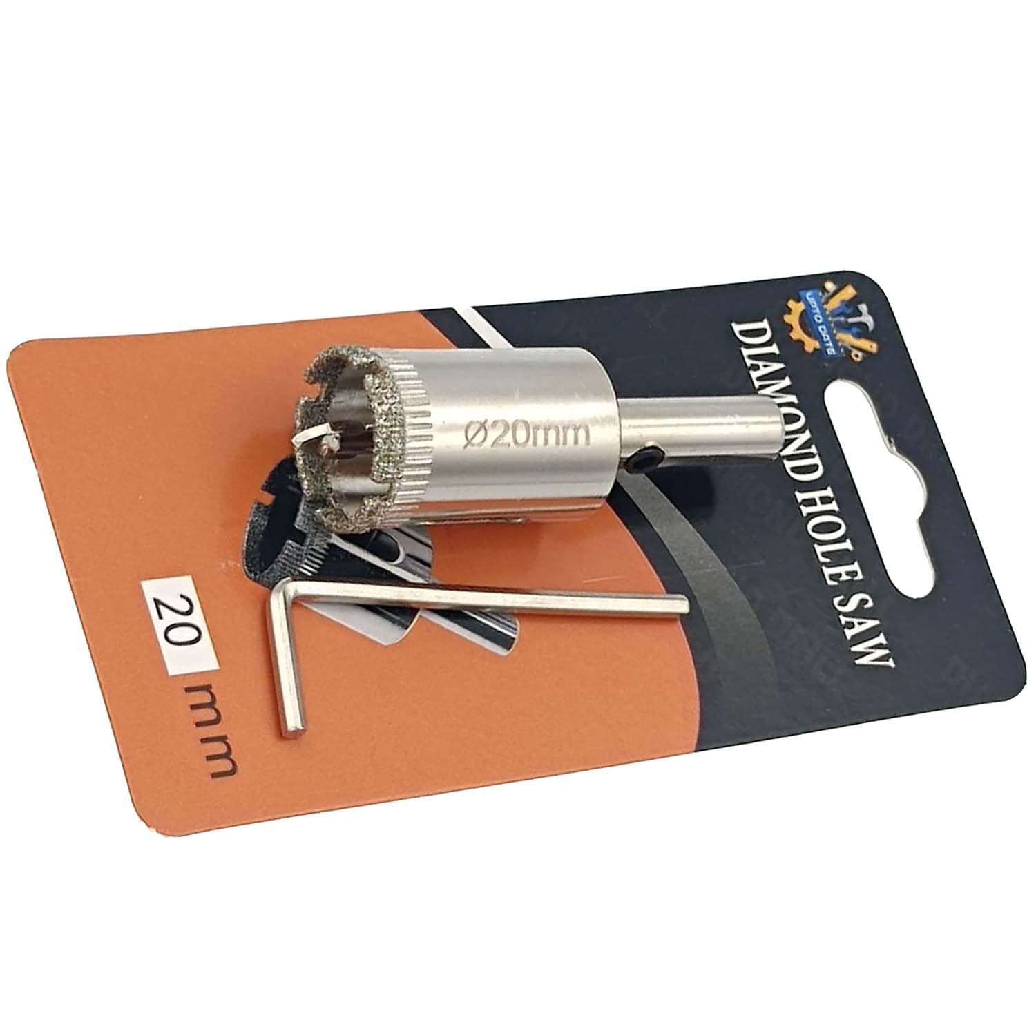 20mm 3/4 Inch Diamond Hole Saw with Center Drill Bit, UpToDateTools 3/4" Tile Drill Bits for Granite, Ceramics, Porcelain Tiles, Marble, Glass, Stones, 1" Depth of Cut for Thick Countertops (20mm)-image-21