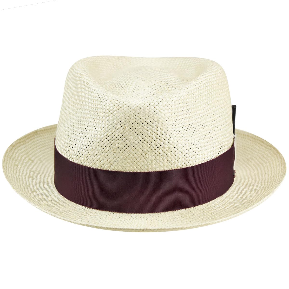 Bailey of Hollywood Costigan Fedora - Natural/Deep Red/S Natural/Deep Red, Small