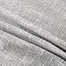 OctoRose Full Size 3 Side Zipper Upholstery Thick Linen Silver Futon Cover Sofa DayBed Mattress Slipcover Couch Protector (Linen-Silver, Full Size)