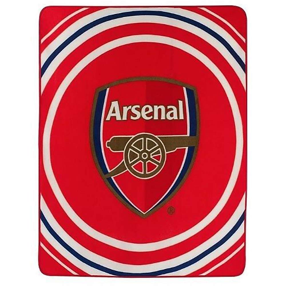 Arsenal F.c. Red Arsenal Fc Pulse Design Fleece Blanket (One Size) (Red)