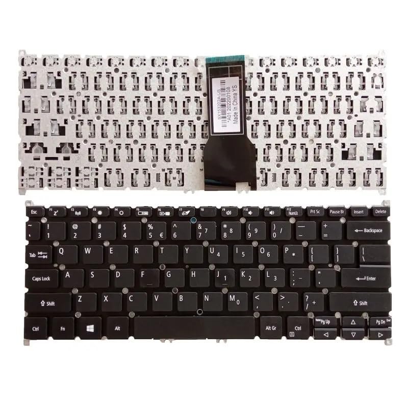 Clavier Acer SP513-51 SF114-32 US noir idéal pour la saisie de code informatique