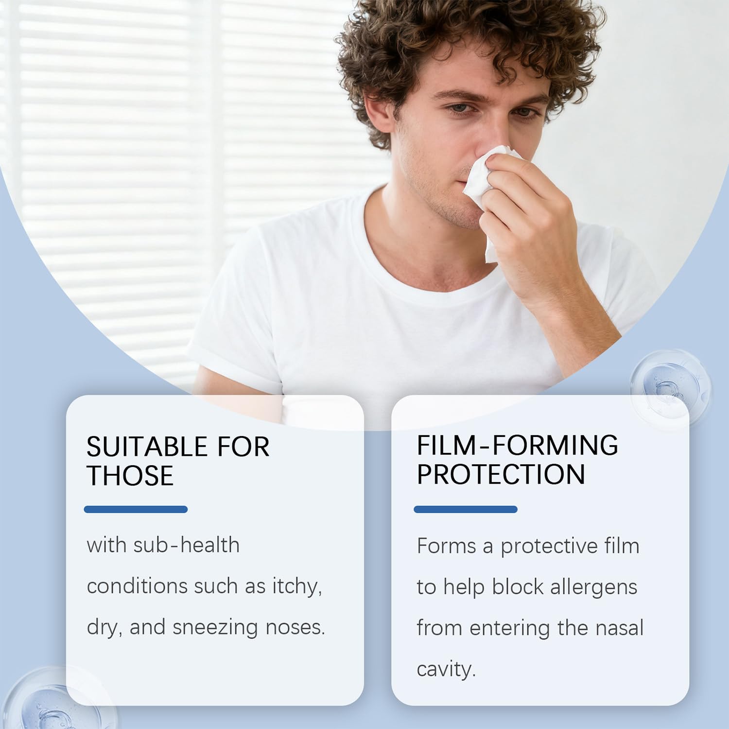 Crema Para El Cuidado Nasal, Extracto De Hierbas Crema Para La Nariz Congestionada, Tarro Hidratante Portátil para Viajes Hombres Mujeres Adultos, Apoyo para el Bienestar Familiar y Personal, 30g