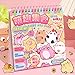 ZEEYI 1000+ Cute Stickers for Kids - Fun Craft Stickers for Scrapbooks, Planners,Rewards, 40-Page Sticker Book for Kids Perfect for Scrapbooking, Cute Gifts for Girls Teens Adults Pink