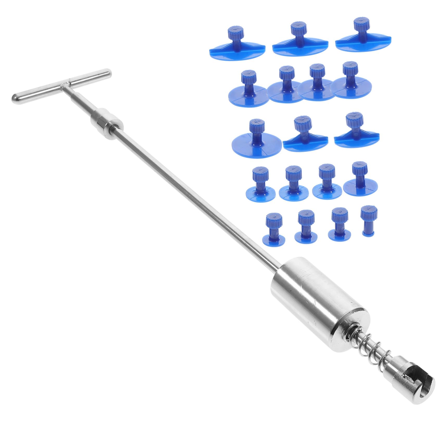 ibasenice Martillo Reparador de Abolladuras para Coches Herramienta Deslizante Manual Kit de Herramientas para Quitar Abolladuras Incluye Pestañas para Bricolaje Automóviles