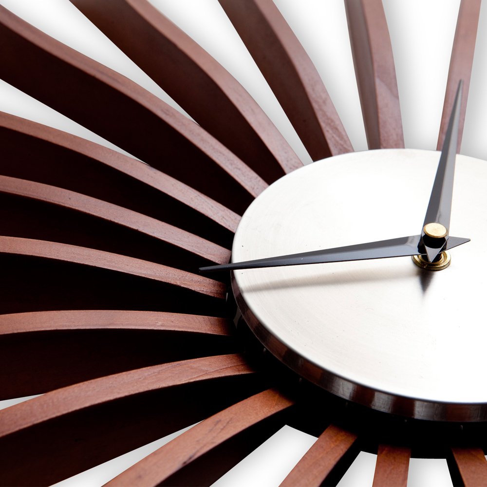 Amazon.co.jp: DAIVA ジョージネルソン フラッタークロック（ブラウン