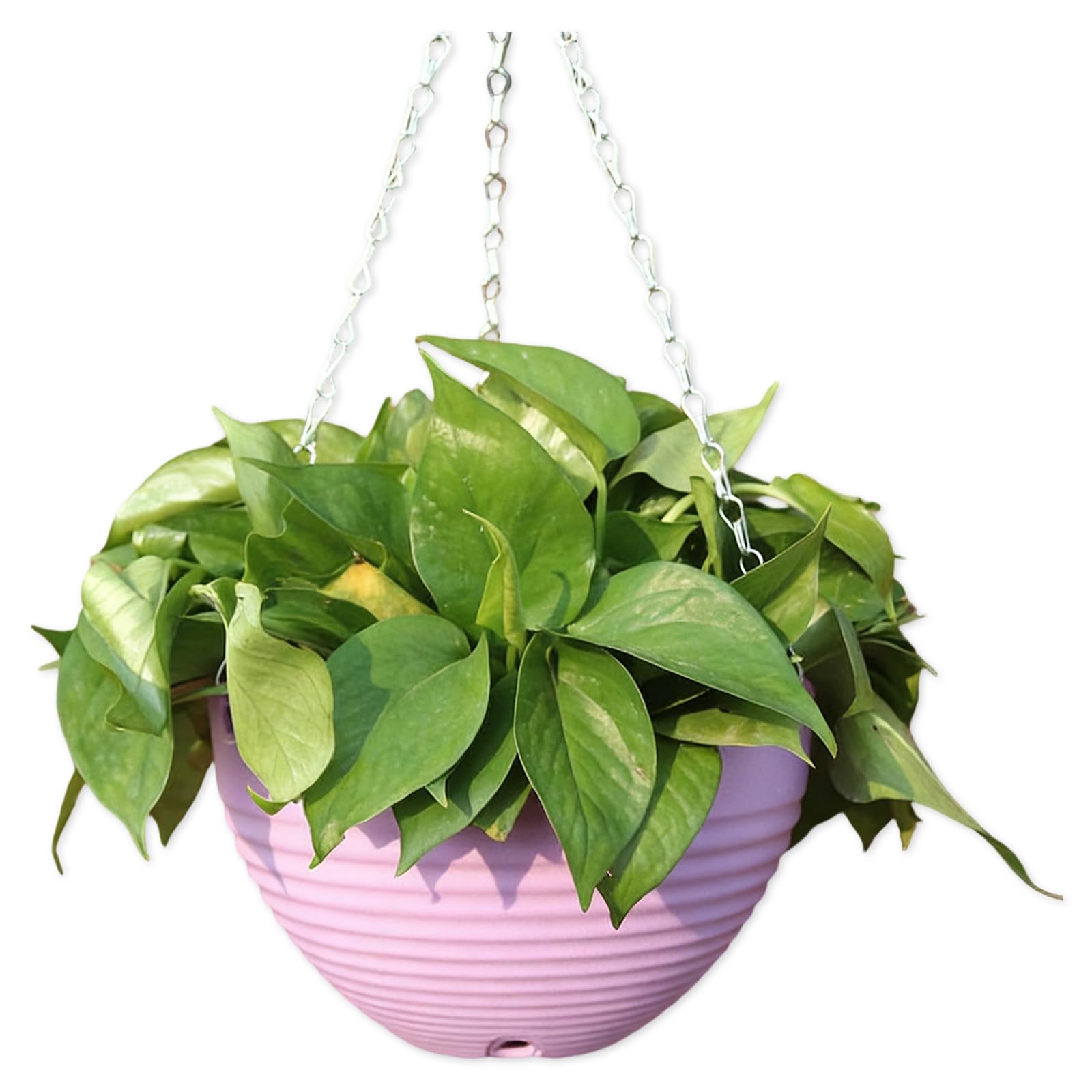 Hsioluted Imitation Resin Woven Flower Container Garden Flower Container Wall Hanging Plant Planting Basket Courtyard Outdoor Hanging Basket