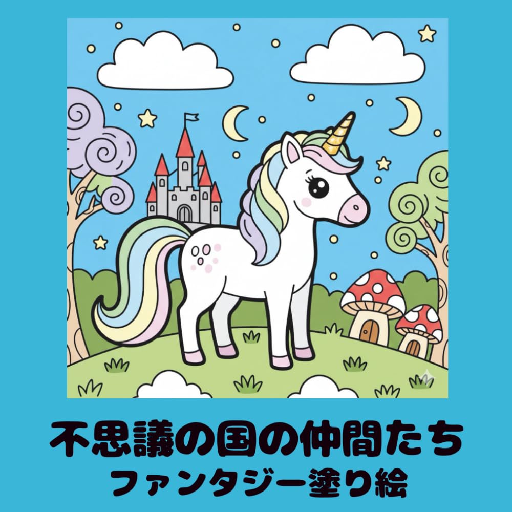 不思議の国の仲間たち　ファンタジー塗り絵