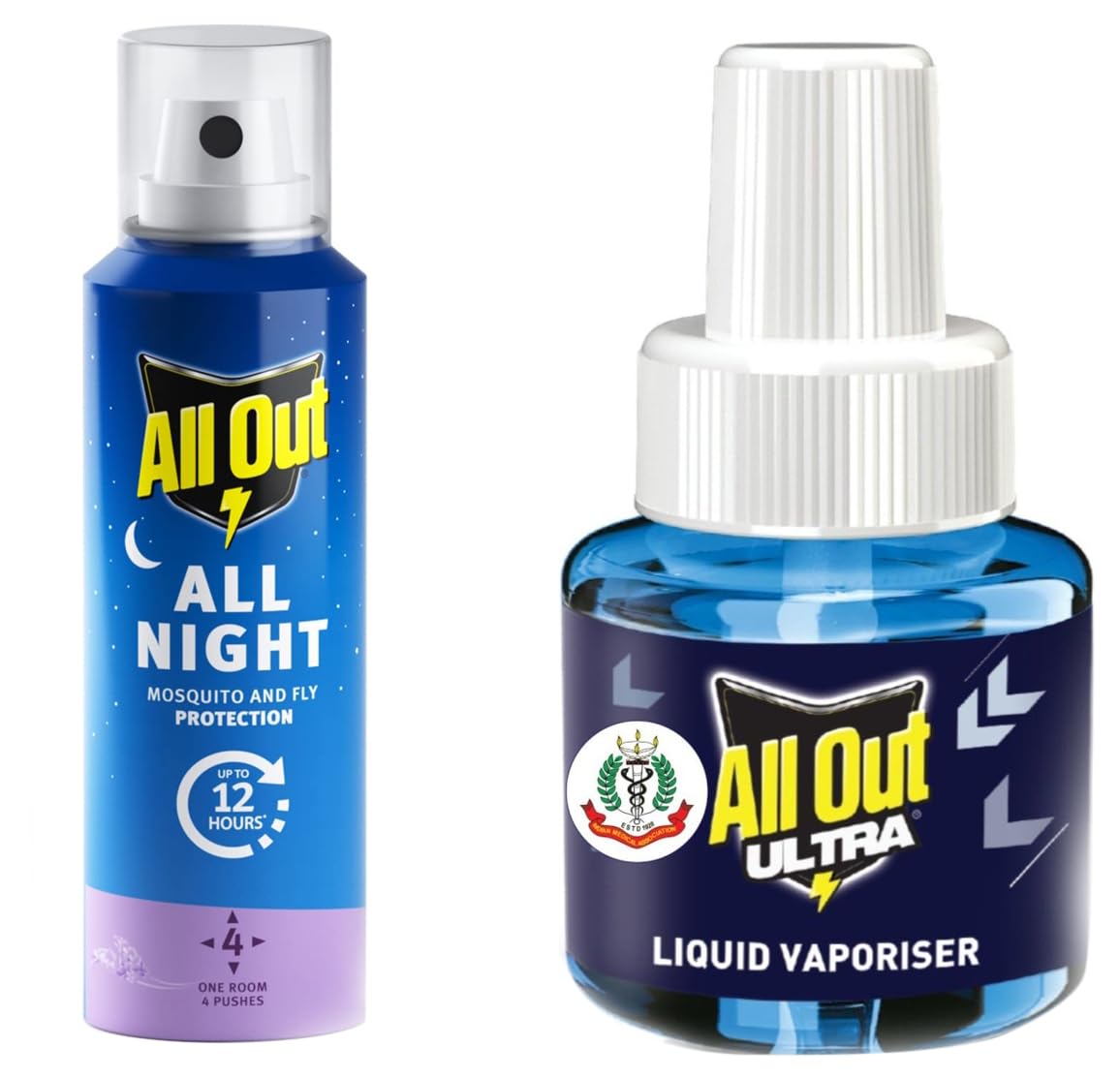 All Out All Night Mosquito And Fly Spray (30Ml, Blue) & All Out Liquid Vaporizer Mosquito Repellent with 100% Knock Down Rate, Kills Dengue, Malaria, and Chikungunya Mosquitoes Refill (45ml)-image-23