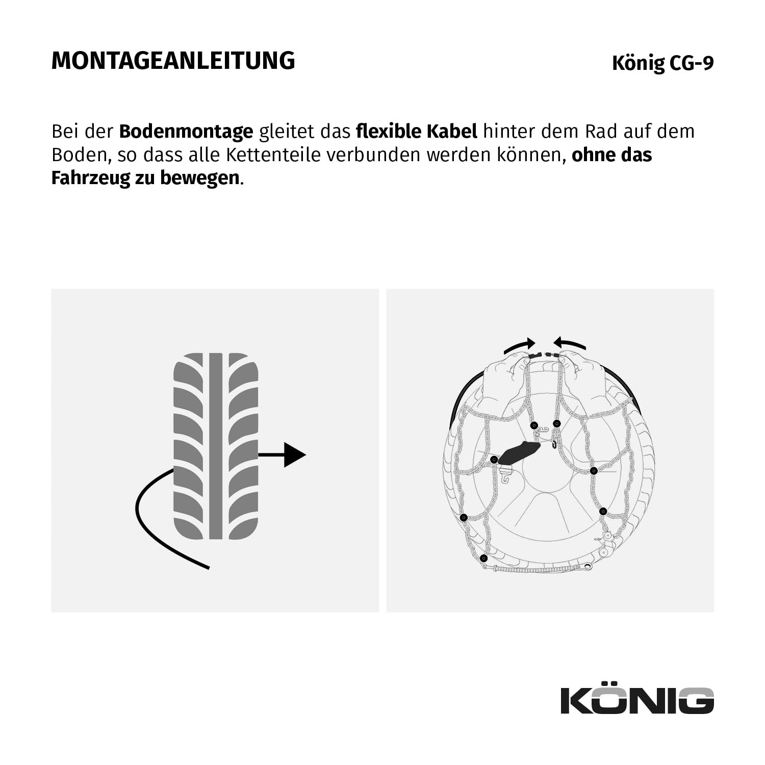 KÖNIG CG-9 105 - Schneeketten