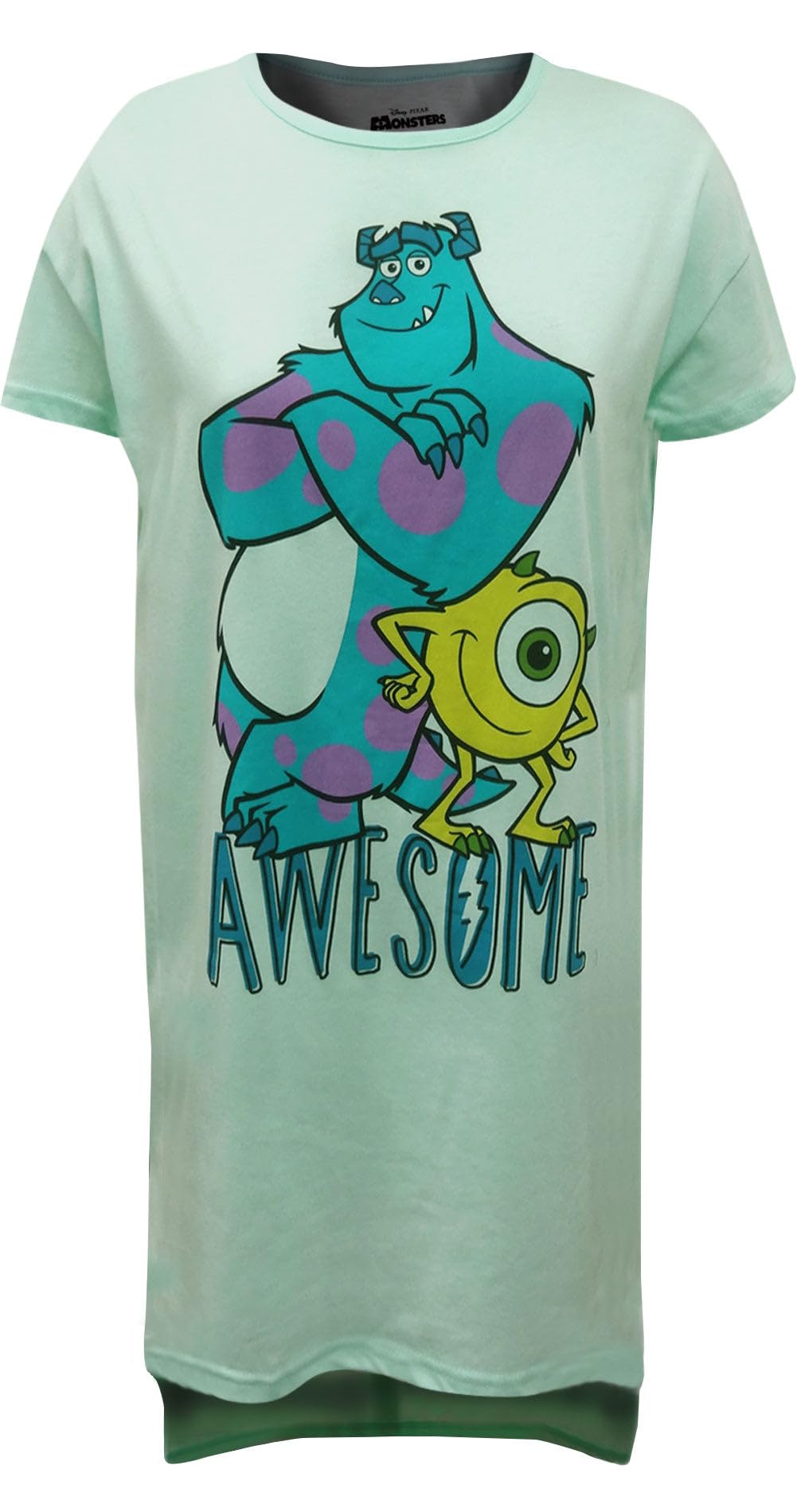 Womens Disney Pixar Monsters Inc Mike and Sulley Ladies Night Shirt