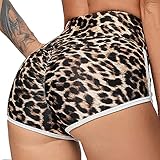 ropa leopardo mujer Los pantalones cortos con efecto levantador de glúteos hacen que tu trasero sea más sexy.