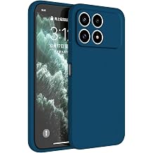 TPU Silicone Case Compatible with Poco F8 Pro 6.59", Cover Holster Sleeve - Sapphire Blue