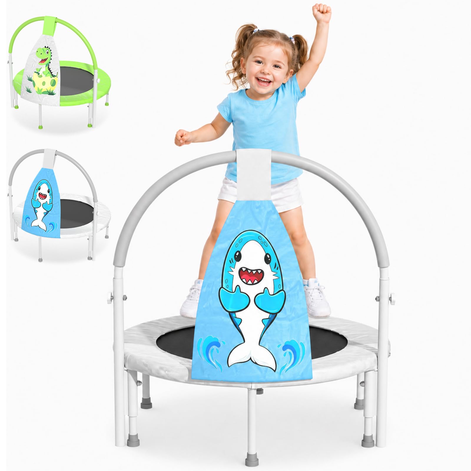 ZCMHAXJ Mini cama elástica plegable para niños pequeños