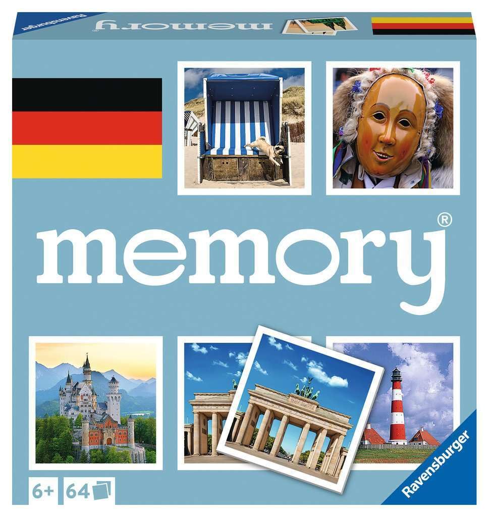 Ravensburger Germany memory® - 20883 - the classic game across Germany, memory game for 2-8 players from 6 years