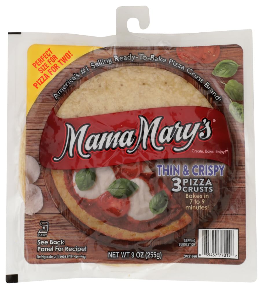 Amazon.com: MAMA MARYS PIZZA CRUST 7IN THN CRSP, 9 OZ : Grocery