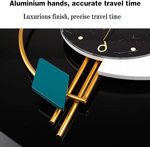 Miniatura 2 de Reloj de pared moderno, reloj decorativo grande, reloj de pared moderno de mediados de siglo, reloj de pared Art Deco industrial, reloj de pared
