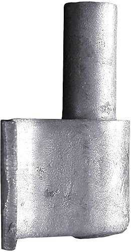 Miniatura 32 de Bisagra de poste de puerta de valla de enlace de cadena de 2-3/8 pulgadas, uso para poste/tubería de 2-3/8 pulgadas de diámetro exterior, bisagra