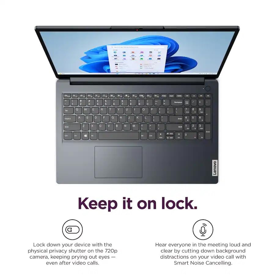 Image of Customized Laptop, Created Using Lenovo Ideapad 1 Laptop, AMD Ryzen 5 7520U, 5.6 inch FHD IPS Anti-Glare Display, 8GB RAM 512GB SSD, AMD Radeon 610M, WiFi6 Bluetooth Win11, Abyss Blue,Business