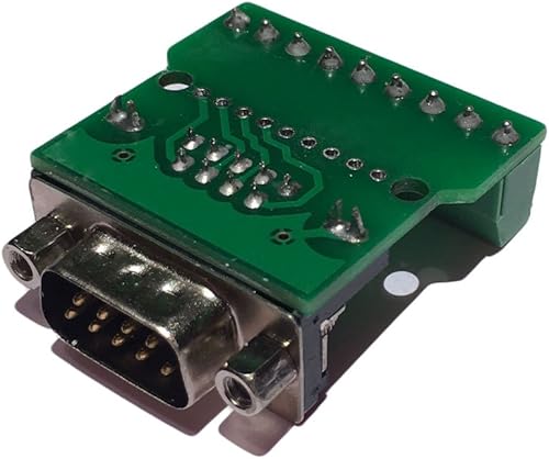 Miniatura 4 de Sysly DB9 RS232 D SUB Adaptador macho a 9 posiciones Terminal Breakout Board 2Pcs