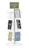 SSWBasics 12-Pocket Rotating Countertop Greeting Card Rack - Overall Dimension: 25”H x