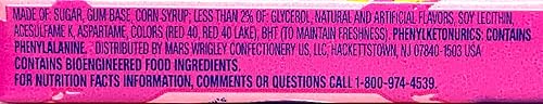Miniatura 5 de Paquete variado de chicles para los amantes de las chicles de mascar 56 piezas en total, incluye Hubba Bubba Original y Sandía de Fresa, Bubble Yum