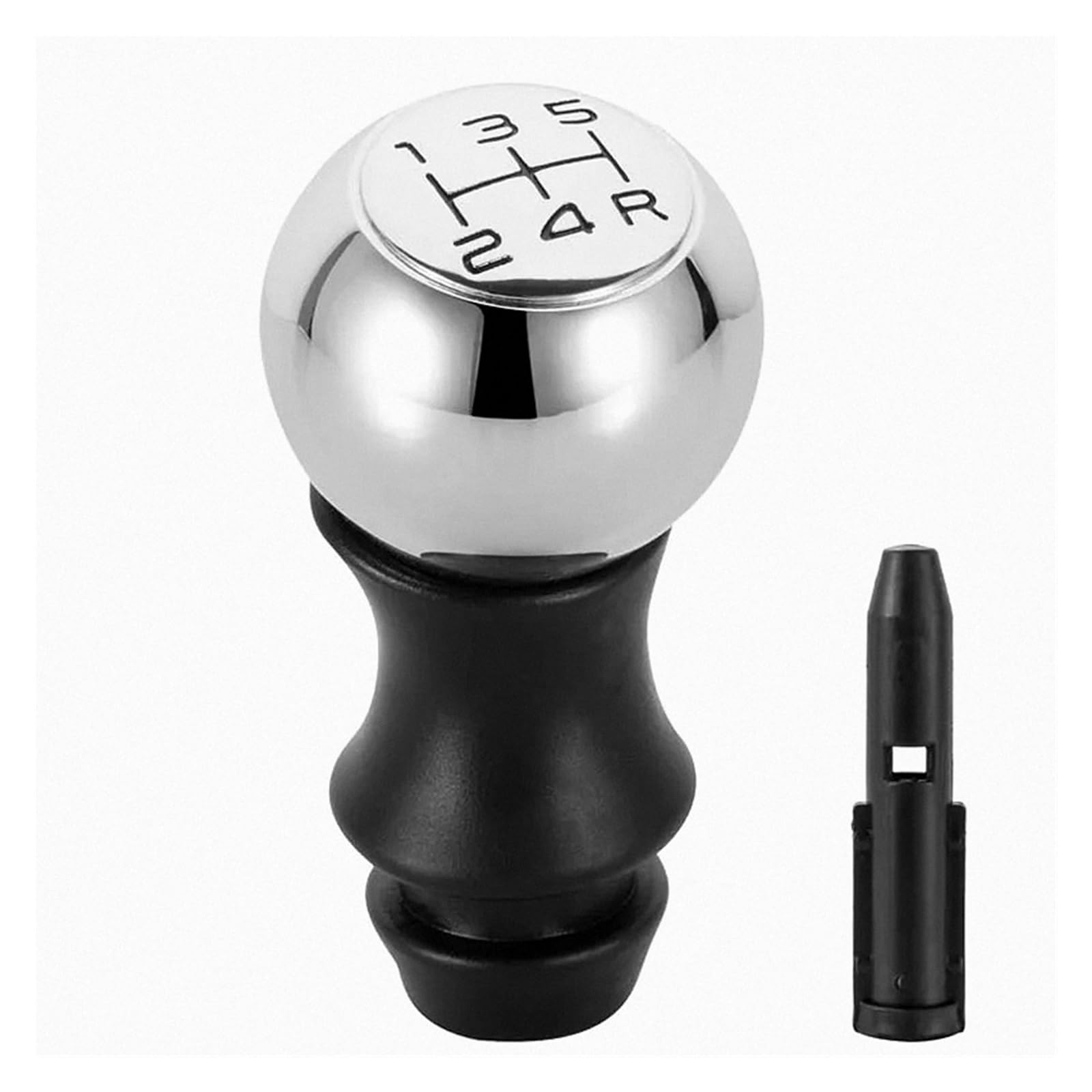 Lozopmtmld Chrome Replacement Shift Knob For Peugeot 106 206 306 406 107 207 307 407 301 308